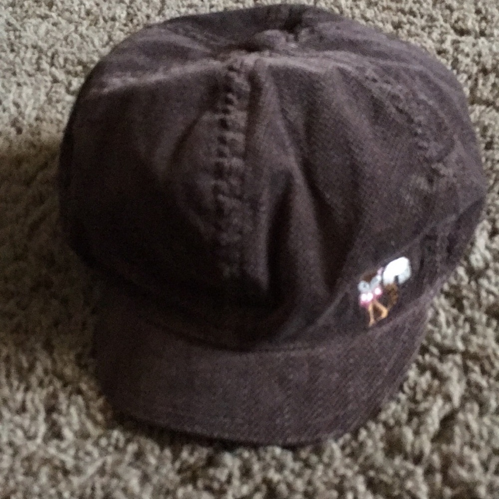 Vintage Gymboree very hard to find brown tweed cap from Fox Trot line Sz S/M